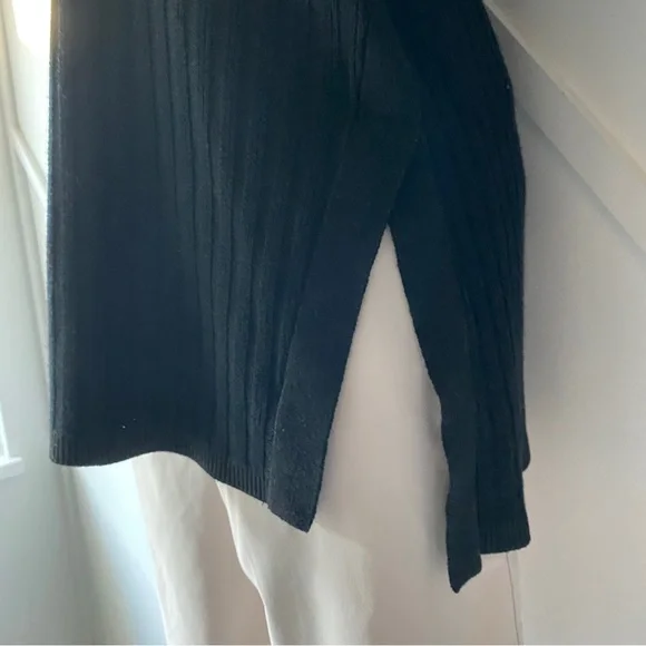 Smartwool Shadow Line V-Neck Ribbed Wool Sweater - S - Picture 9 of 13